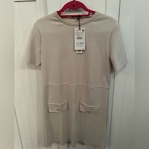 NWT Zara Tan Mini Dress